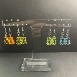 Colorful Beaded Earrings Set